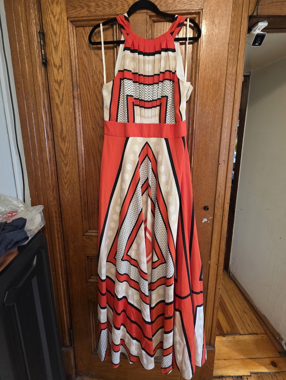Eliza J Pleated Maxi Dress Size 14